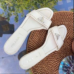 🤍SOLD🤍 PRADA Vintage Mules Slides 🤍